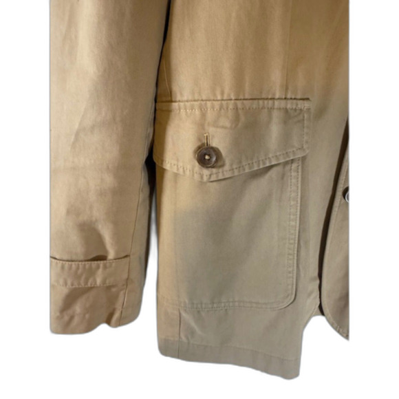 Robert Graham Outpost Jacket L/42 Khaki Tailored Fit Woven 5 Pocket $498 Mens - Picture 2 of 12